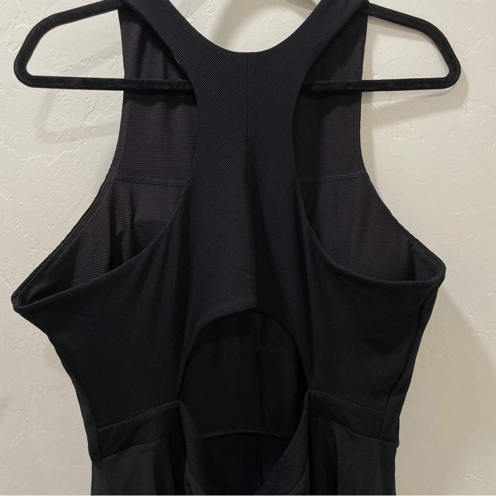 NWT Athleta Winona Midi Support Dress Women's XLT Black Fit & Flare Athletic - Picture 12 of 16